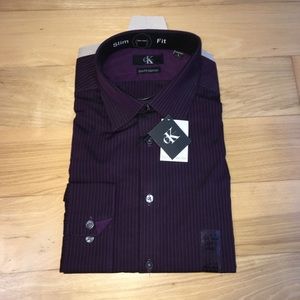 CK slim fit men’s dress shirt L